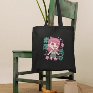 Anime chica floral.