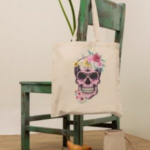 Calavera corona floral.