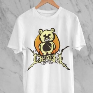 Dead metal teddy bear.