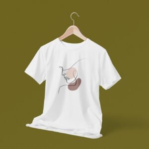 Dibujo minimalista mujer.