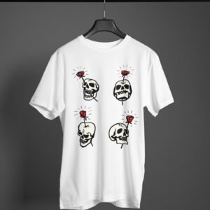 Set various rose skull.