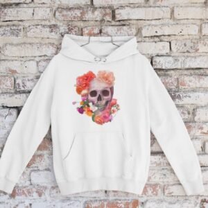 Calavera flores multicolor.