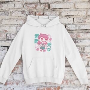 Anime chica flores.