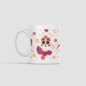 Calavera floreada
