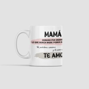 Mamá gracias, te amo.